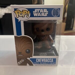 Funko POP Star Wars 06 Chewbacca Large Font First Run in Soft Protector